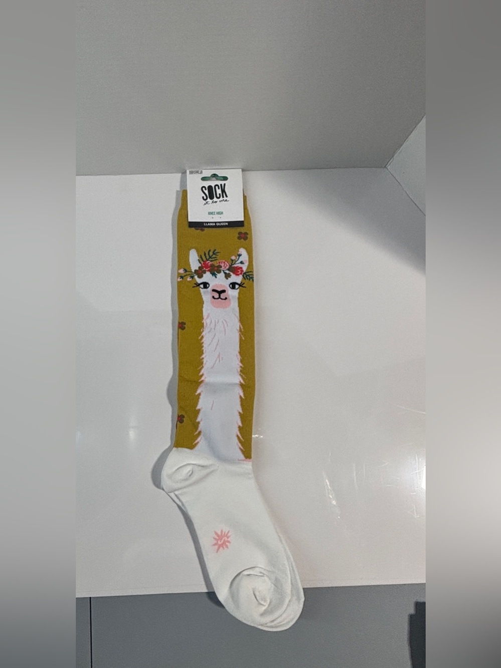 Sock It To Me  - Knee High Socks - Llama